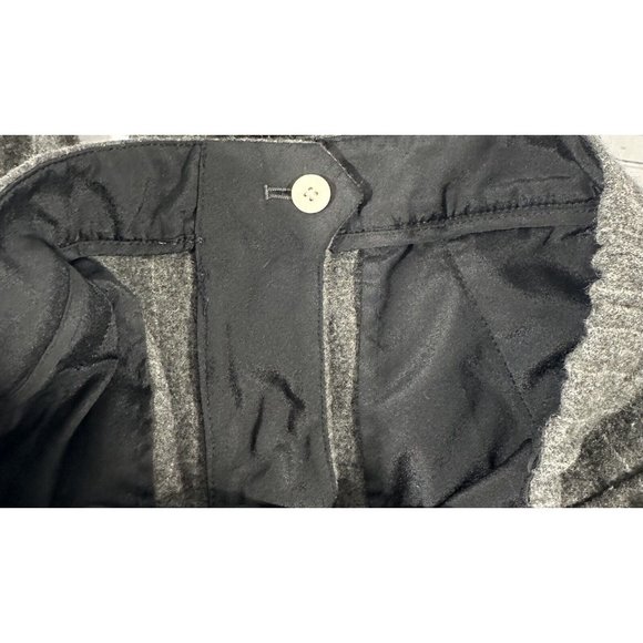 J Crew Wool Trousers Pants Womens Size 4 Grey Pinstripe Career Cropped Pockets - Picture 8 of 10